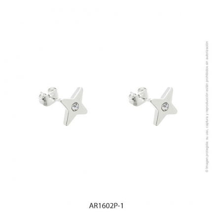 Aro Acero Blanco Forever 1602P-1
