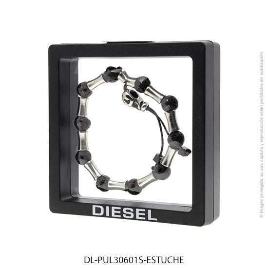 Pulsera de Acero Quirúrgico Diesel 30601S ESTUCHE