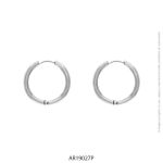 Aro de Acero Blanco Forever 19027P