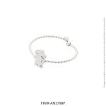 Anillo de Acero Blanco Forever 3798P
