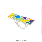 Anillo de Acero Blanco Forever 3861P