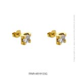 Aro de Acero Dorado Forever 19135G