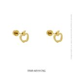 Aro de Acero Dorado Forever 19170G