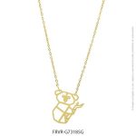 Gargantilla de Acero Dorado Forever 73185G