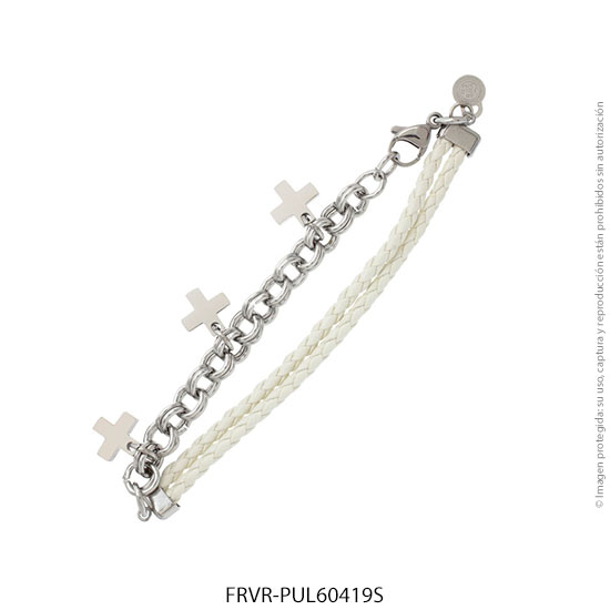 FRVR-PUL60419S-F Pulsera de Acero Quirúrgico Forever 60419S - Image 1