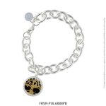 Pulsera Acero Blanco y Dorado Forever 6888PB
