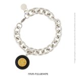 Pulsera Acero Blanco y Dorado Forever 6894PB