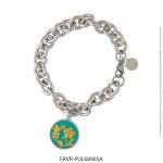 Pulsera Acero Quirúrgico y Dorado Forever 6896SA