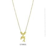 Gargantilla de Acero Dorado Forever 73082G