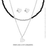 Gargantilla de Acero Blanco Forever 2 4 P