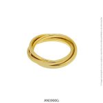 Anillo de Acero Dorado Forever 3900G