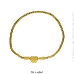 Pulsera de Acero Dorado Forever 61030G