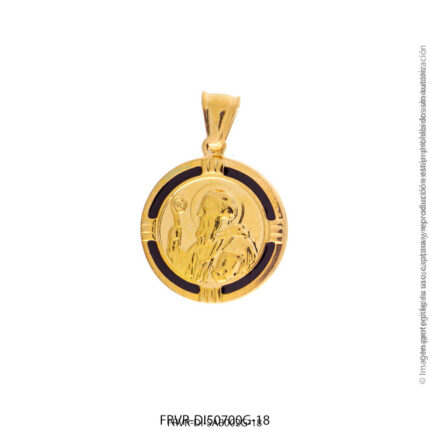 Dije de Acero Dorado Forever DI50700G-18