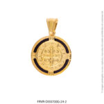 Dije de Acero Dorado Forever DI50700G-24 - Imagen 2