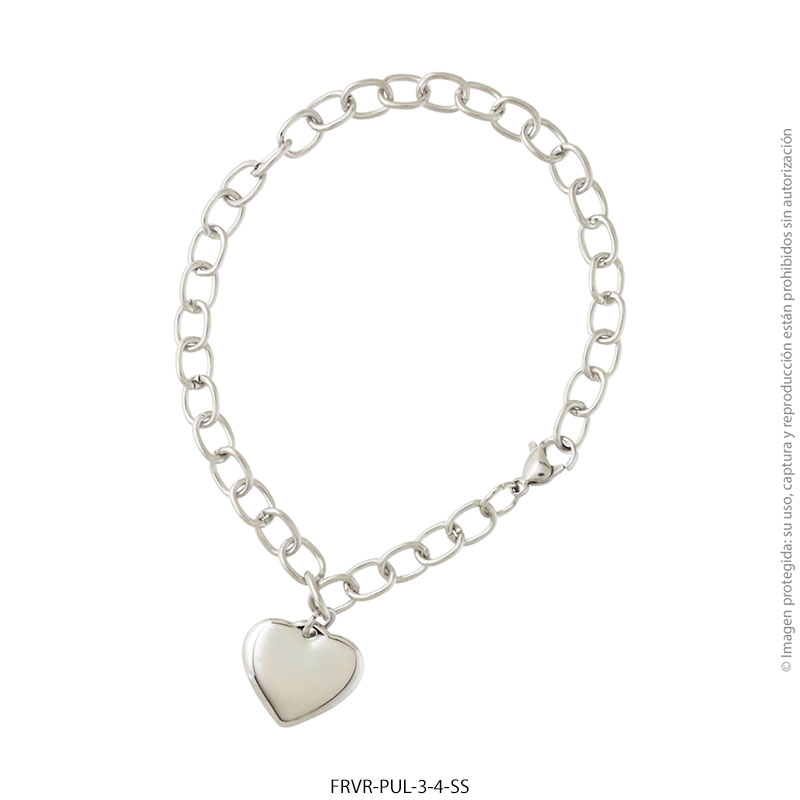 FRVR-PUL-3-4-SS Pulsera de Acero Quirúrgico Forever 3 4 SS