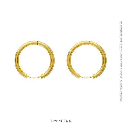 Aro de Acero Dorado Forever 19321G