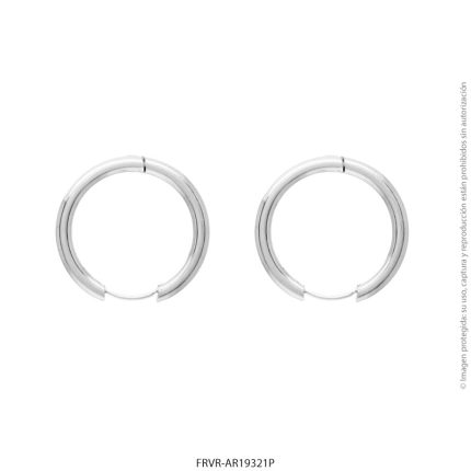 Aro de Acero Blanco Forever 19321P