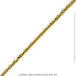 Clapton de Acero Dorado de 1.5 mm