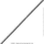 Clapton de Acero Quirúrgico de 2 mm