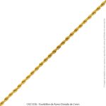 Tourbillon de Acero Dorado de 2 mm