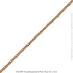 Beauty Cuadrada de Acero Rose de 1.2 mm