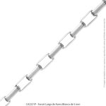 Forcet Larga de Acero Blanco de 5 mm