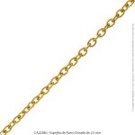 Espejito de Acero Dorado de 2.5 mm