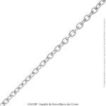 Espejito de Acero Blanco de 2.5 mm