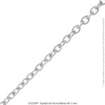 Espejito de Acero Blanco de 3 mm