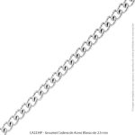 Groumet Cadena de Acero Blanco de 2.5 mm