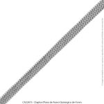 Clapton Plana de Acero Quirúrgico de 4 mm