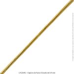 Clapton de Acero Dorado de 0.9 mm