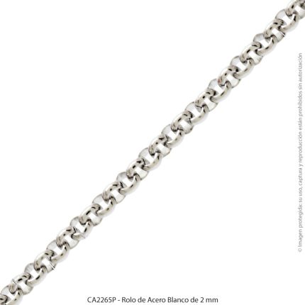 Rolo de Acero Blanco de 2 mm