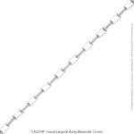 Forcet Larga de Acero Blanco de 1.5 mm