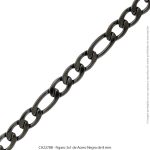 Figaro 3x1 de Acero Negro de 8 mm