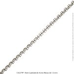 Rolo Cuadrada de Acero Blanco de 1.5 mm