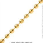 Bolitas GR de Acero Dorado de 8 mm