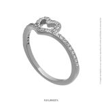 Anillo Forever Love Color Acero LAN301S