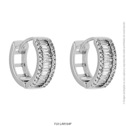 Aro Forever Love Plateado LAR164P