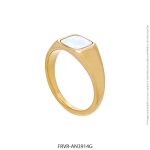 Anillo de Acero Dorado Forever 3914G