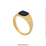 Anillo de Acero Dorado Forever 3915G