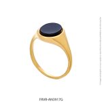 Anillo de Acero Dorado Forever 3917G