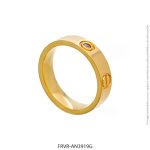 Anillo de Acero Dorado Forever 3919G