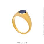 Anillo de Acero Dorado Forever 3920G