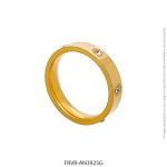 Anillo de Acero Dorado Forever 3925G