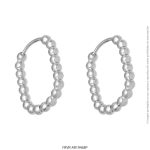 Aro de Acero Blanco Forever 19468P