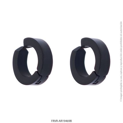 Aro de Acero Negro Forever 19469B
