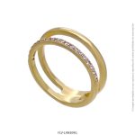 Anillo Forever Love Dorado LAN309G