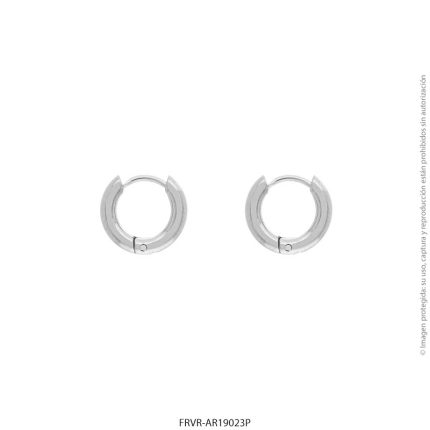 Aro de Acero Blanco Forever 19023P