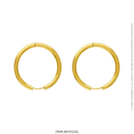 Aro de Acero Dorado Forever 19323G